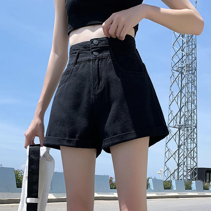 Picture of 508 Denim Shorts Women's High Waist Summer New Loose Niche Slimming A- Word Trendy Ins
