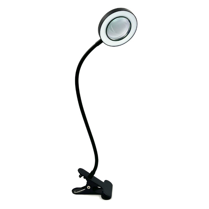 95 Table Lamp with Magnifying Glass Clip, Tattoo Beauty Learning Machine, Work Lamp, Dimmable and Color-Adjustable Universal Hose