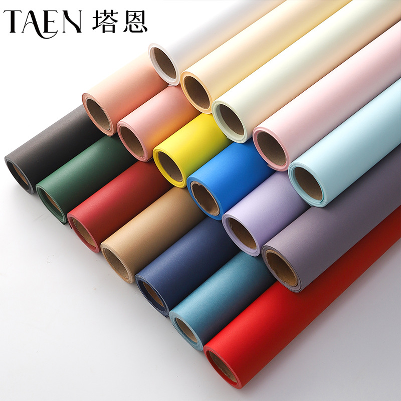 Waterproof Decorative Paper Flower Wrapping Paper Wholesale Thickened Kraft Paper Bouquet Wrapping Paper Gift Wrapping Paper Handmade