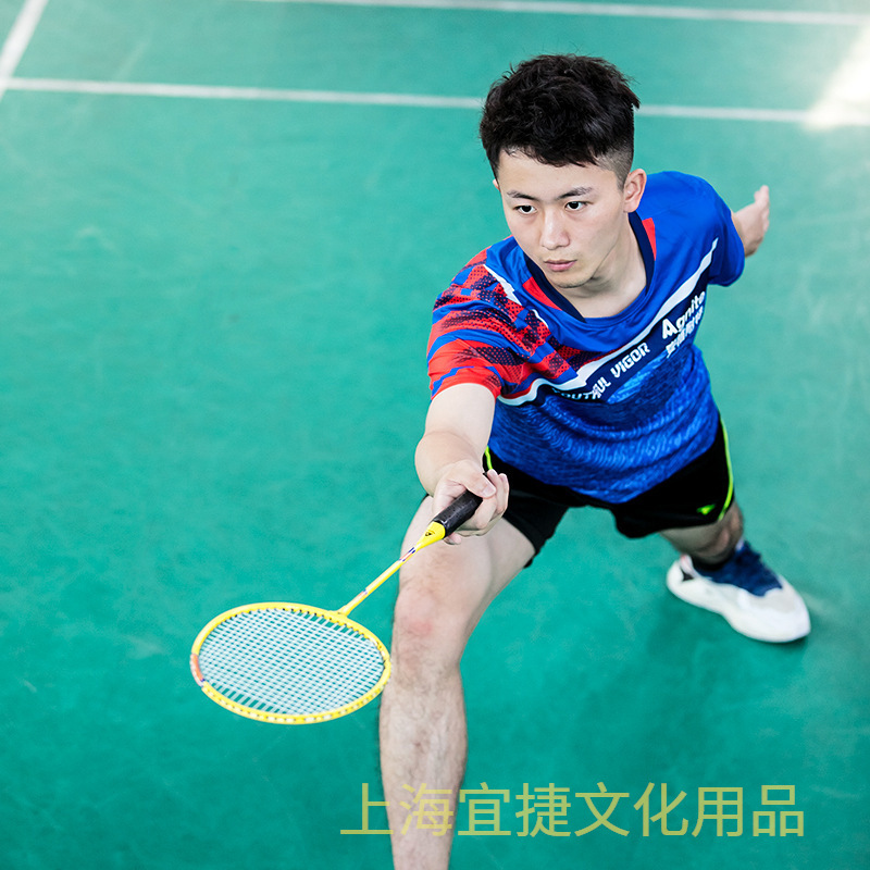 Picture of Deli Angnet F2101 Iron Split Badminton Racket Lightweight Non-slip Durable Double Racket
