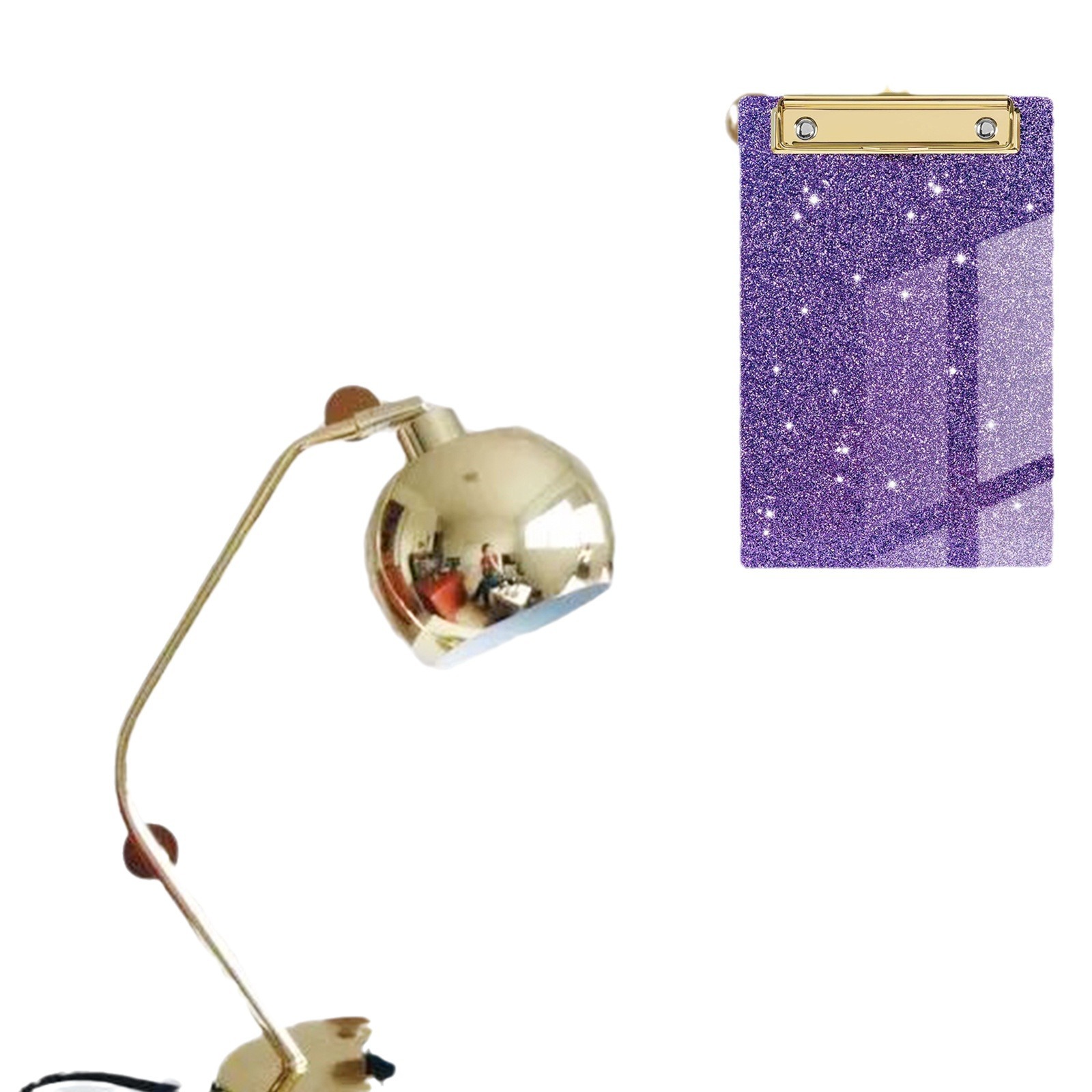 Picture of Glitter acrylic office file splint student supplies meeting record Doctor Nurse writing board pad