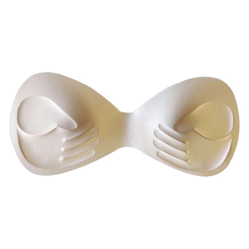 Bra cushion sponge insert sponge breast pad sports chest pad professional palm cotton sweat pad foreign trade manufacturers