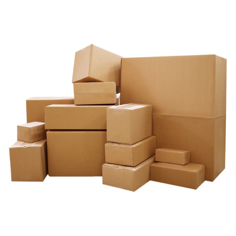 Express carton wholesale spot packaging carton packaging postal moving rectangular corrugated size cardboard boxes