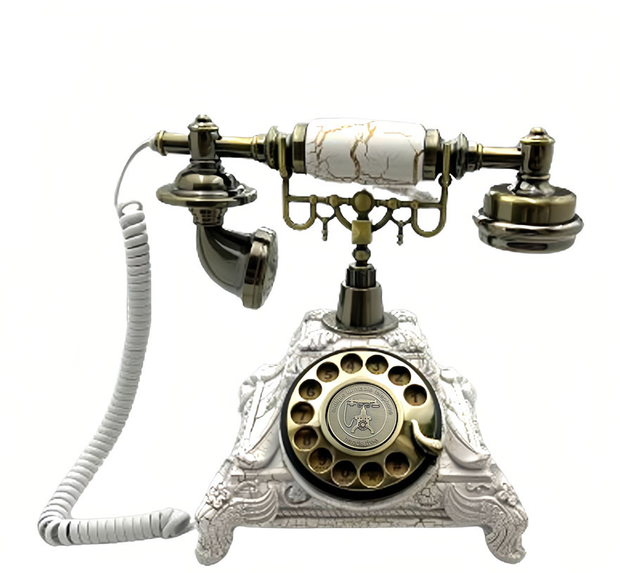 Picture of Cross-border special for old-fashioned retro card recording telephone antique wedding party landline telephone message book telephone