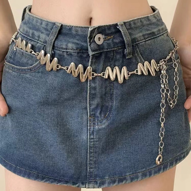 European and American Cross-border Women's Waist Chain dress Decoration Bohemian Chain Ethnic Style Belt Trendy All-match in stock