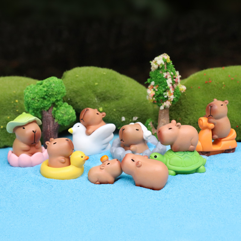New Kapibala Small Capybara Doll Mini Blind Bag Toy Gift Micro Landscape Desktop Healing Small Ornaments
