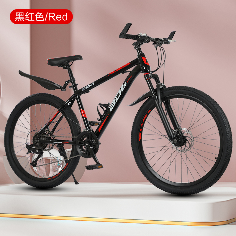 Picture of Mountain Bike Adult 24 Inch 26 Inch Men's Variable Speed Mountain Bike 27 Speed Men's Cross-country Bike Wholesale