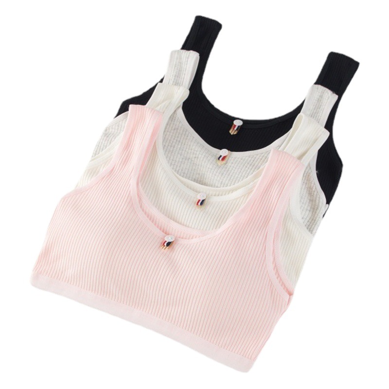 Girl's underwear development period student girl's high school student underwear pure cotton vest girl's junior high school student underwear