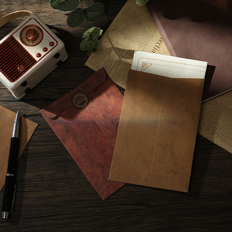 Picture of Retro envelope antique do old creative Kraft paper manufacturers envelope bag storage special paint envelope