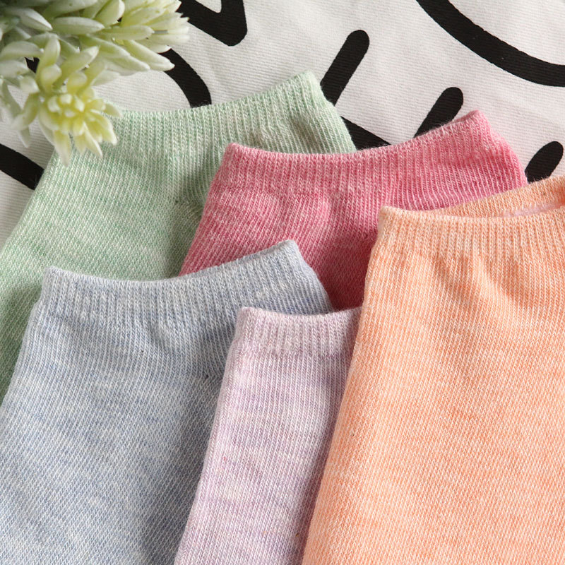 Picture of A generation of solid color cotton socks ladies boat socks shallow plus size gift women socks Zhuji socks wholesale