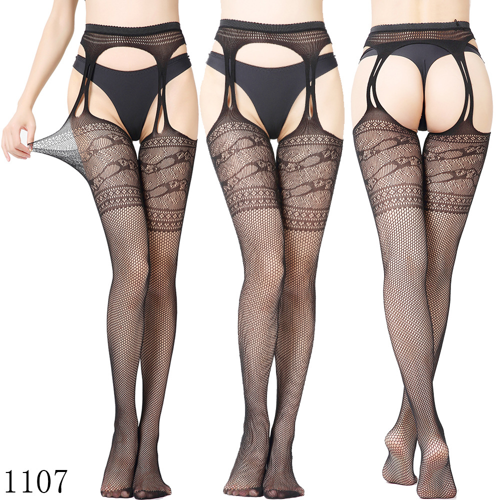 Picture of Sexy Underwear Sexy Large Size Garter Belt High-end Thickened Sexy Women's Sexy Silk Stockings Sling Belt Pantyhose