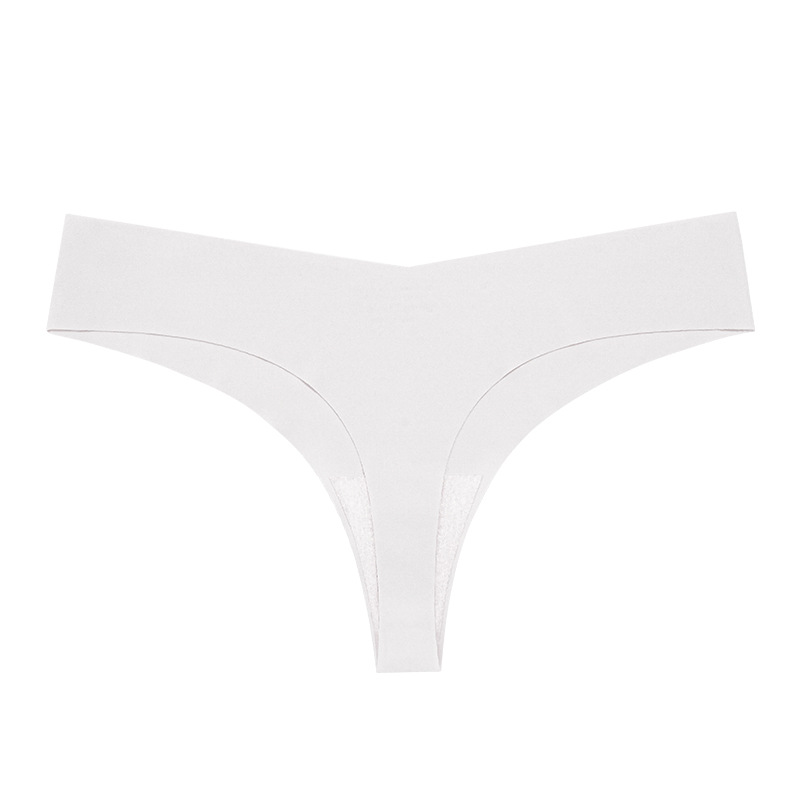 Picture of Cross-border large size sexy seamless thong women's one-piece low waist ice silk sports fitness women's underwear
