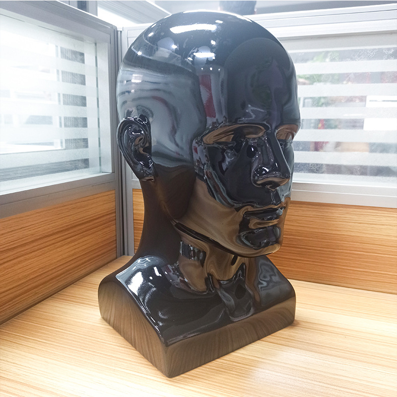 Picture of Wig Model Head Display Hat VR Glasses Men's Dummy Head Shopping Mall Shelf Swimming Goggles Display Model Head Model