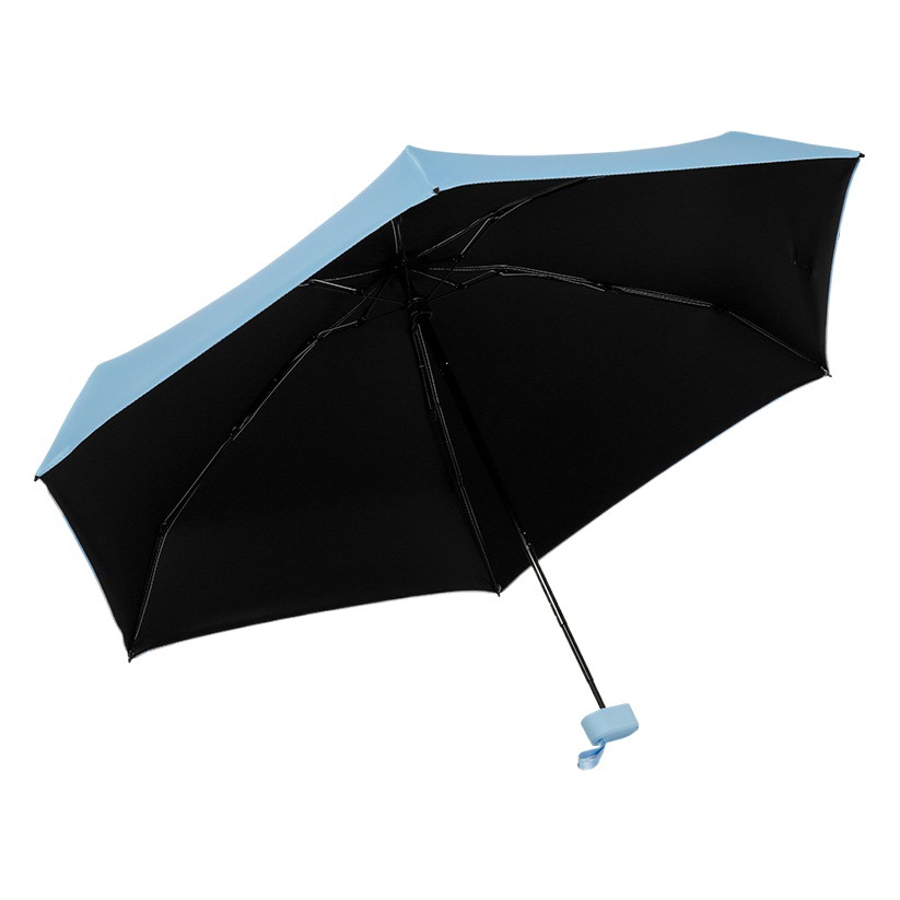 Portable Flat Sun Umbrella 40% off Uv Protection Pocket Umbrella for Women, Card Holder Umbrella, Customizable and Foldable