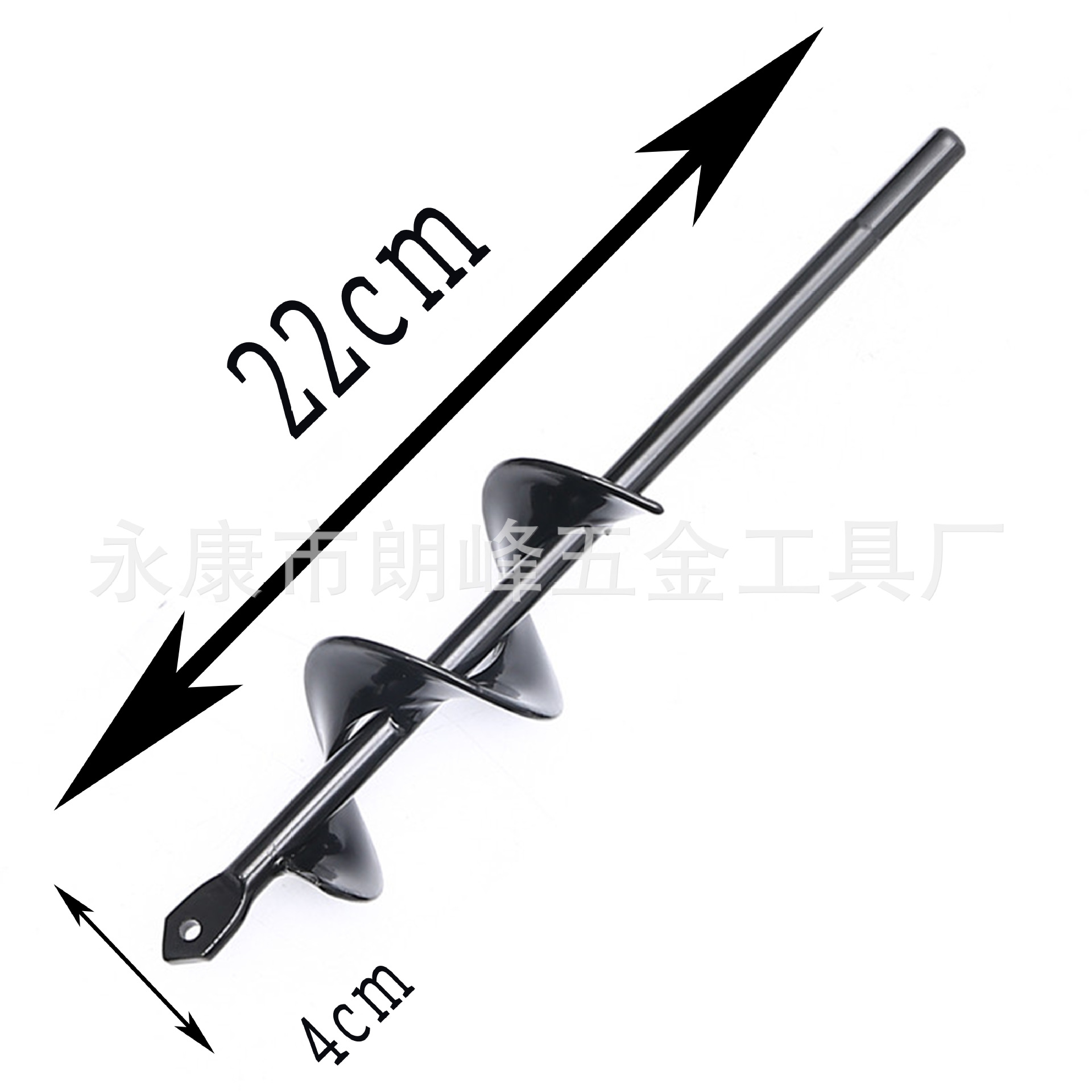 Picture of Wholesale ground drill supporting charging hand electric drill spiral rod twist garden vegetables flowers drill soil pit drill bit