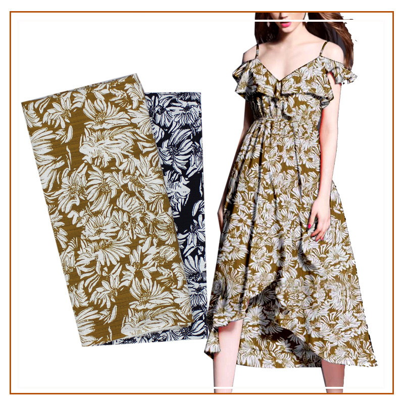 Wave wrinkles, large flowers, striped printed fabrics, long skirts, dresses, sundresses, short skirts, shirts, fabrics, striped hidden grids