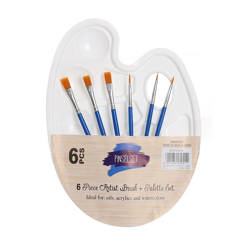 Picture of Basic Transparent Kidsren's Watercolor Supplies Pp Palette Student Painting Art Hand-Painted Plastic Paint Palette Palette