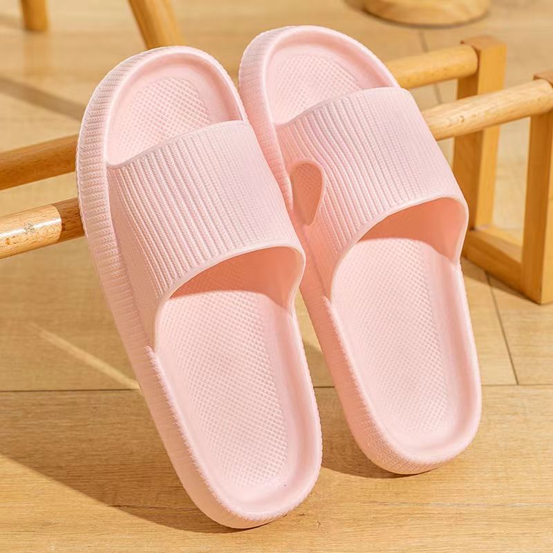 Picture of Cross-Border New Couple's Thick-Soled Simple Slippers for Women with Shit-Stepping Feeling, Women's Summer Indoor Home Bathroom Slippers