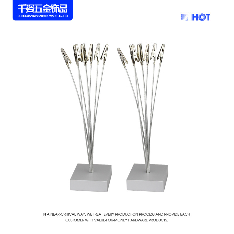 Eight-head note clip vertical photo clip multi-purpose long tail message clip desktop label business card clip manufacturers wholesale