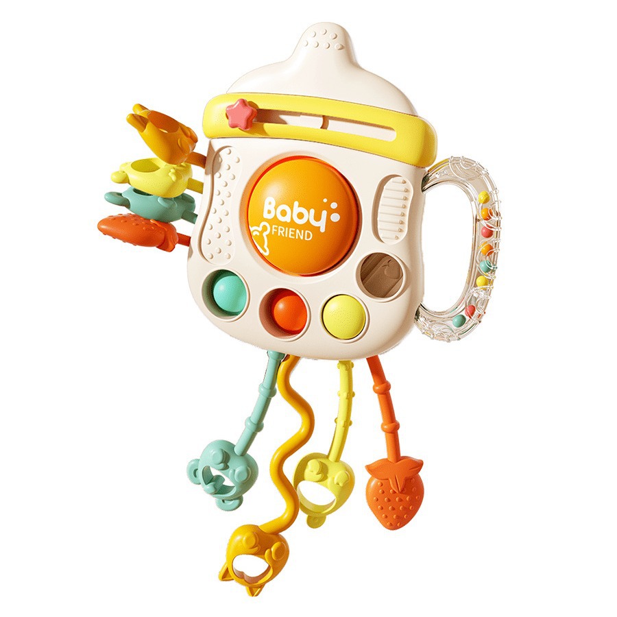 Picture of Baby Toy Bottle Lala Le Baby Smoke 0-1 Year Old Educational Early Education for More than 6 Months Teeth Cross Border
