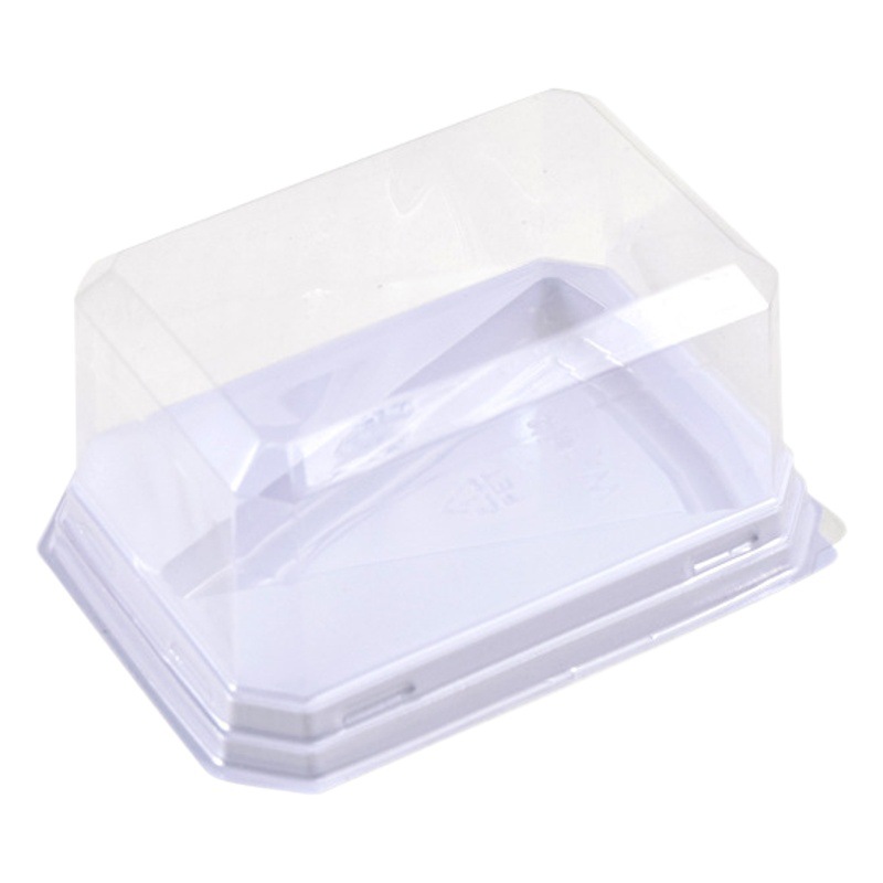 Thickened Triangle Lasagna Cake Box Baking Mousse Cut Transparent Packaging Box Disposable Dessert Packaging Box