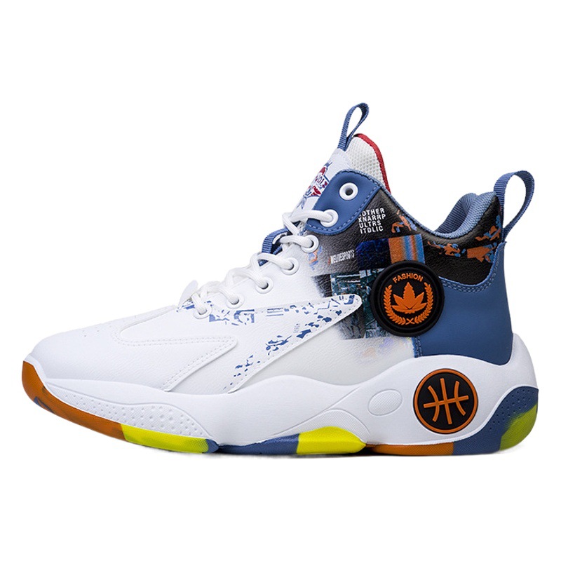Foreign trade plus size basketball shoes men's shoes breathable sneakers outdoor casual men's shoes thick-soled trendy shoes men's sneaker