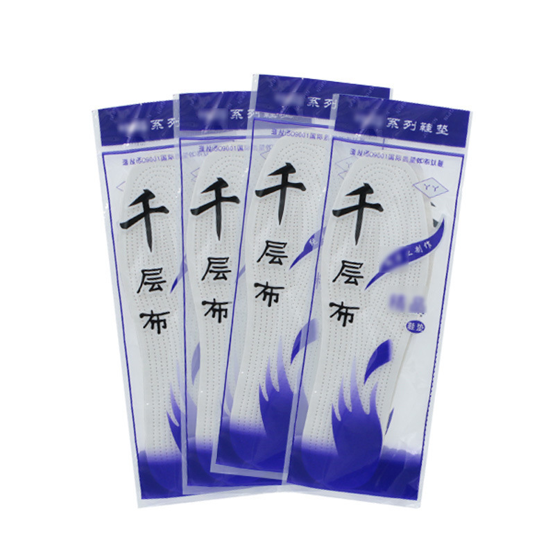 Picture of Cotton Insoles for Summer, Sweat-Absorbent and Breathable Thousand-Layer Cloth Insoles, Manufacturers Wholesale, Street Stall Insoles, Supply