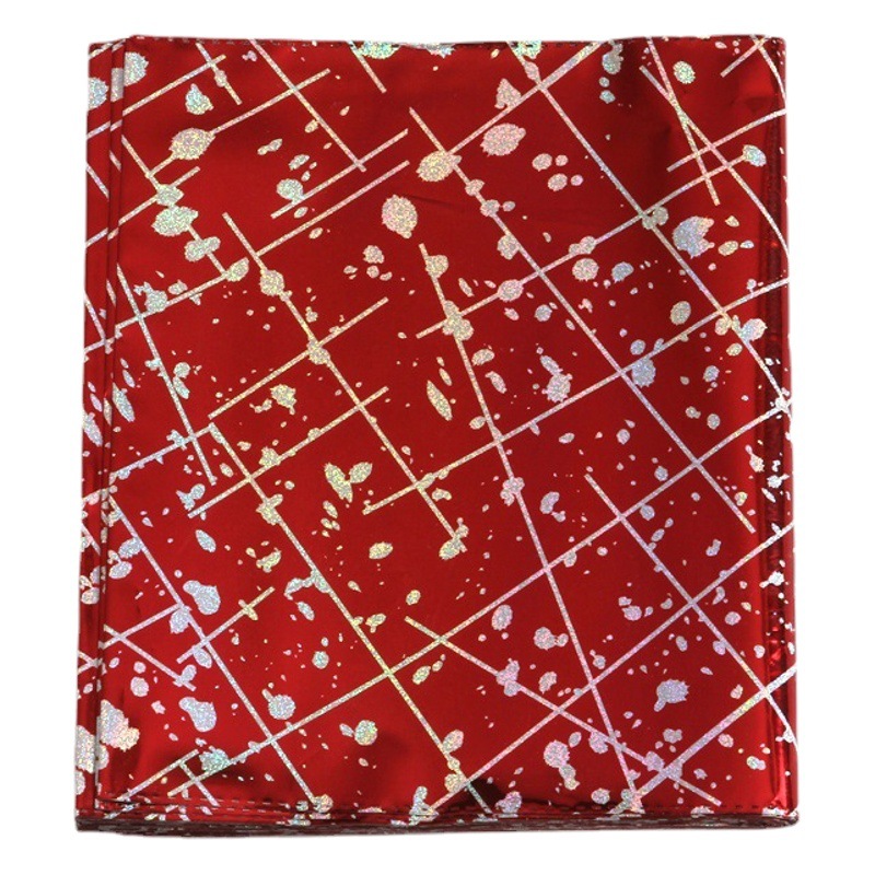 Manufacturer Source Oppcpppe Self-Adhesive Bag Spot Laser Film Composite Book Cover Pvc Creative Glitter Plastic Book Cover