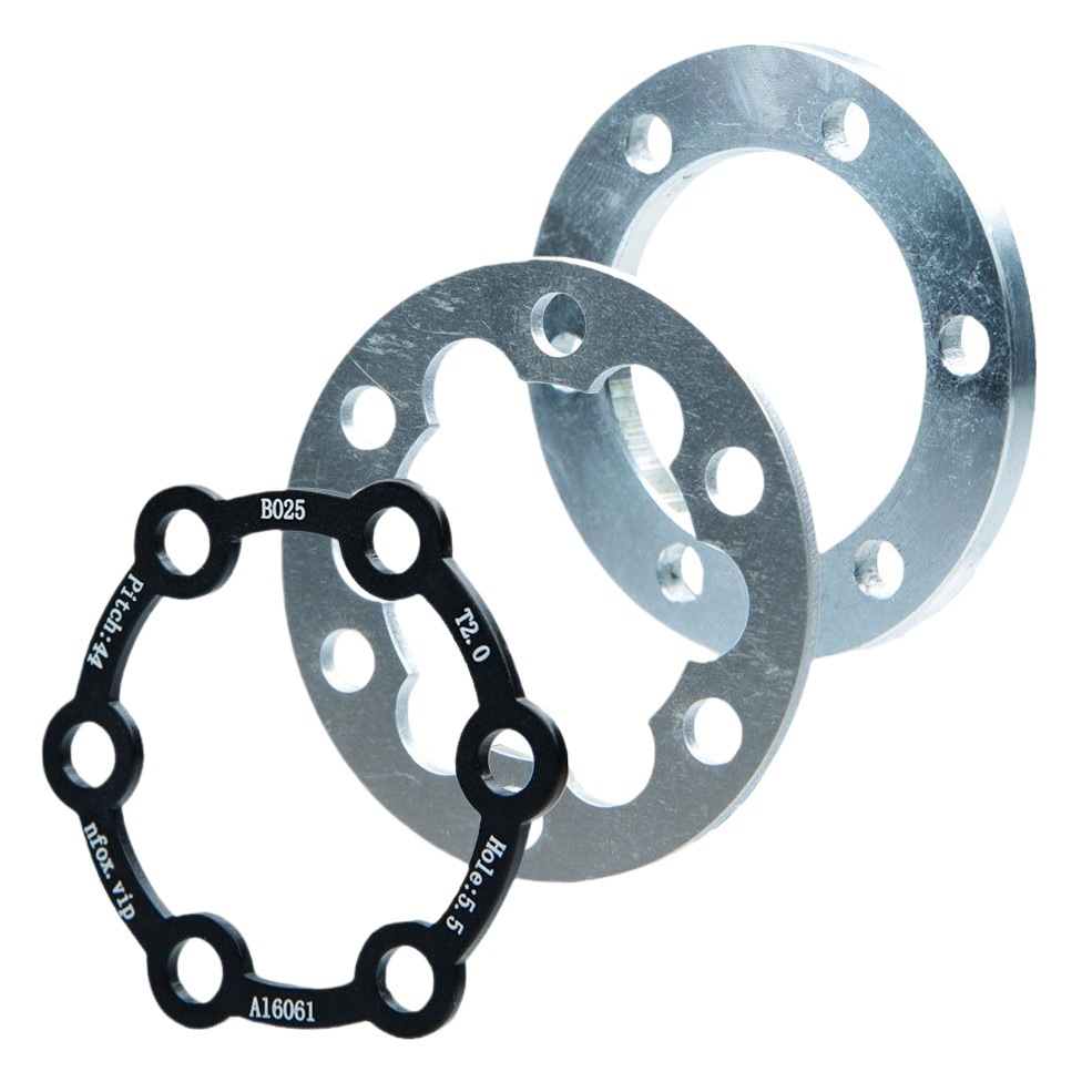 2~6mm brake disc gasket skateboard electric bicycle modified accessories disc gasket 6 hole hub flange manufacturers