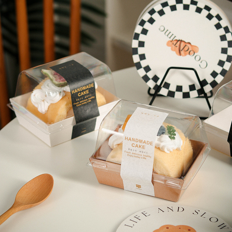 Quilt Roll Towel Roll Packaging Box Cut Cake Packaging Box Cake Roll Box Mu Si Cut Dessert Packaging Box