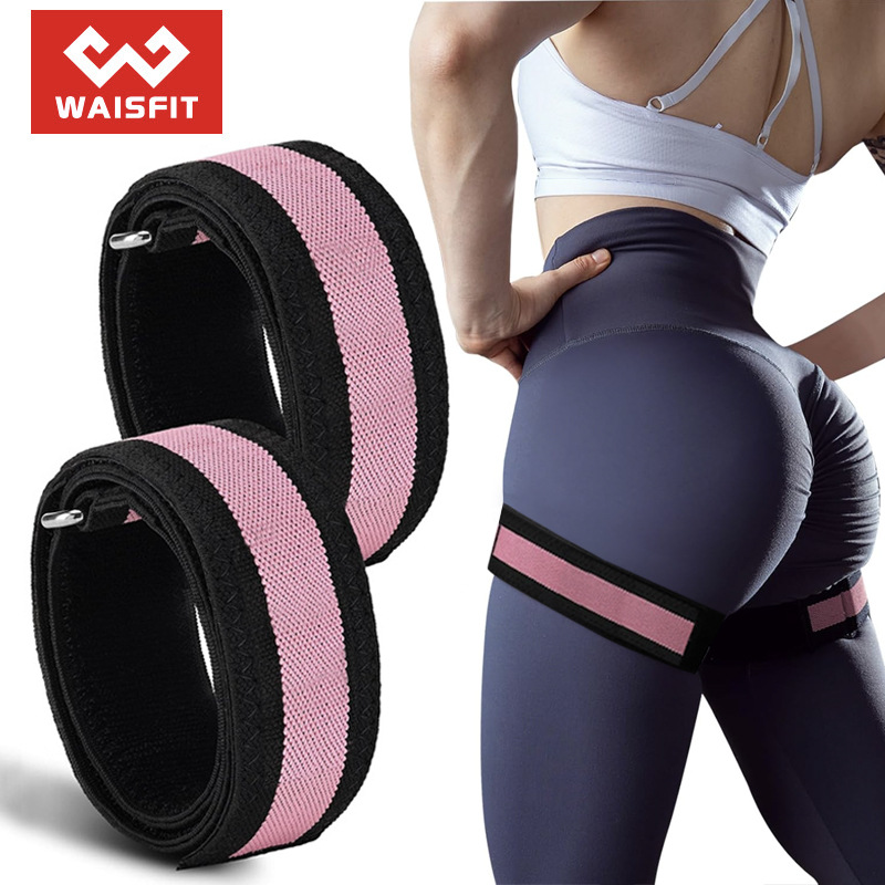 Thigh Strap Occlusion Elastic Band Bfr Blood Flow Resistance Compression Easy Buckle Blood Flow Restriction Training Belt
