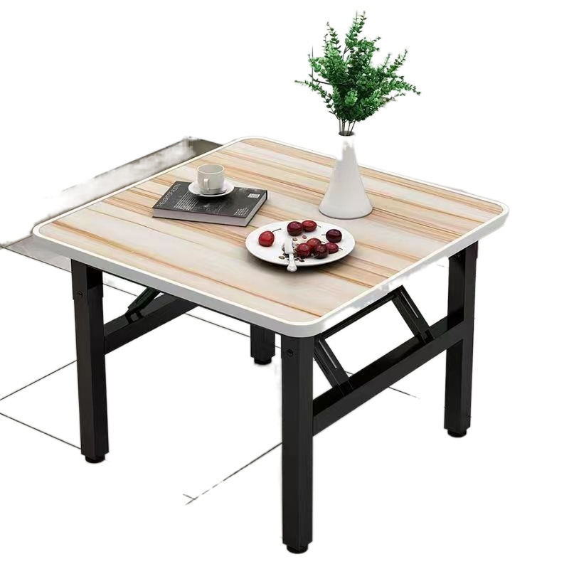 Picture of Folding table square dining table outdoor low table floor stall table home foldable dining table dining table small square table