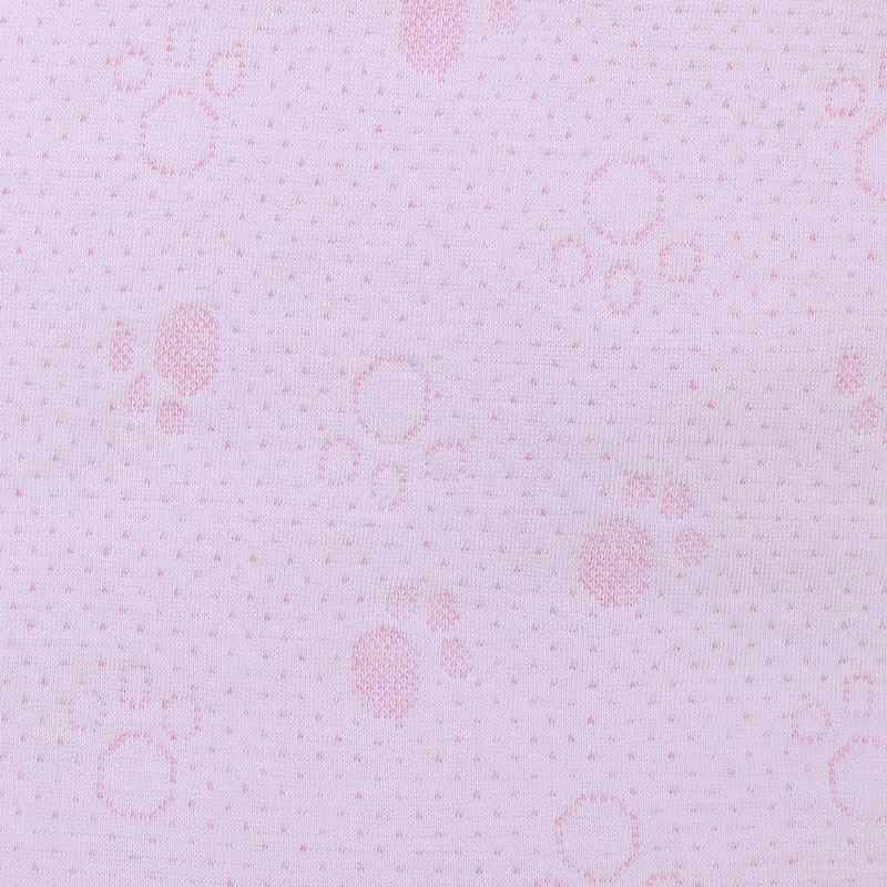 Picture of Shu cotton jacquard air layer two-sided cotton silk air layer baby sleeping bag crawling tire cap three-layer cotton fabric