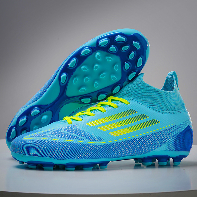 Cross-border plus size football shoes men's high-top student competition training shoes children's lawn broken nails football shoes a generation of hair