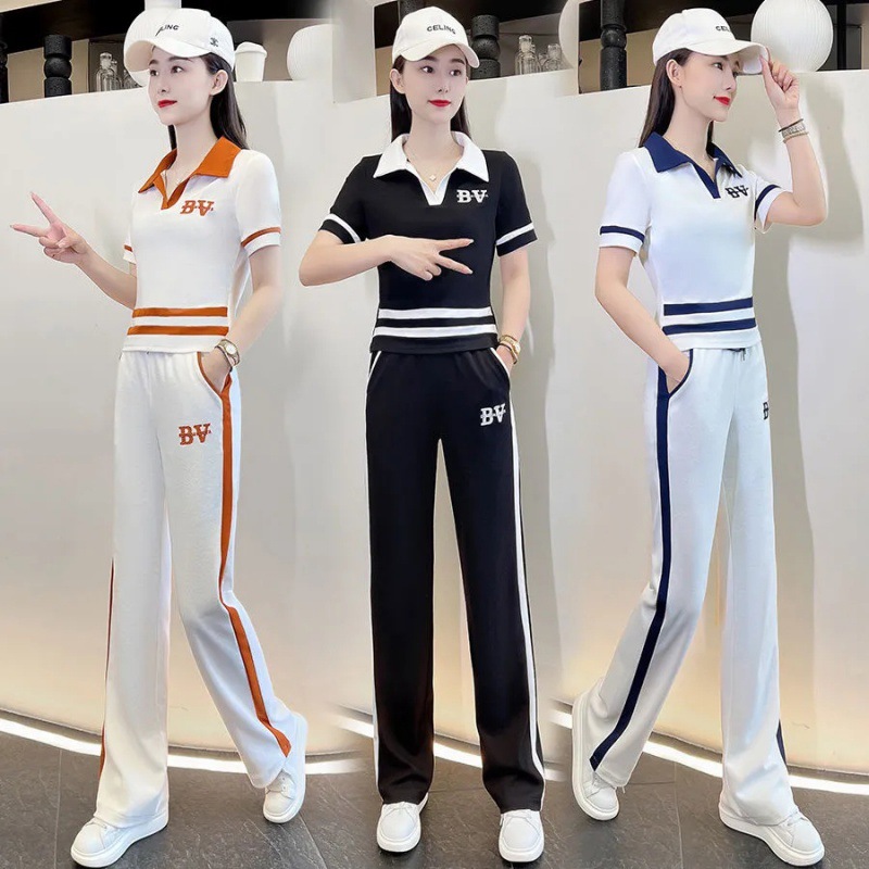 Fashion Age-reducing Sports Casual Suit Spring and Summer 2023 New Foreign Temperament Professional Women's Fashionable Two-piece Suit