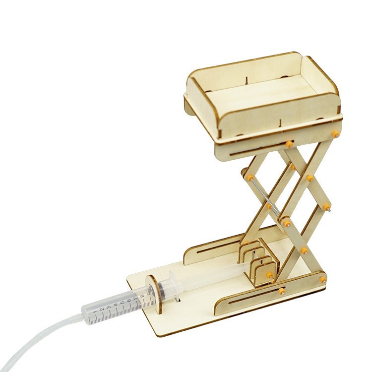 Picture of diy hydraulic lifting platform primary and secondary school experimental invention steam technology small production scientific experiment model toy