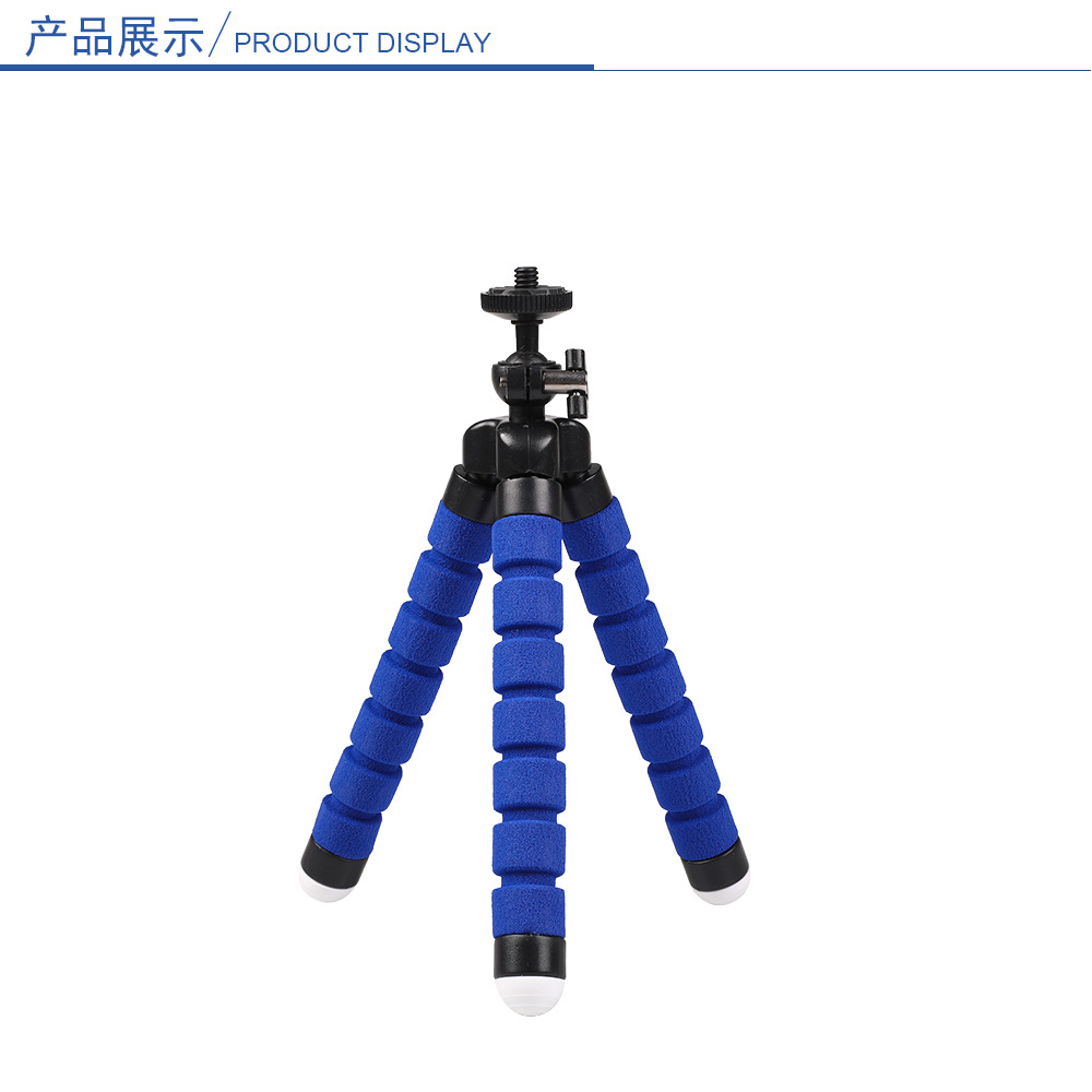 Picture of New sponge mobile phone tripod Octopus mobile phone camera universal octopus stand live folding desktop stand