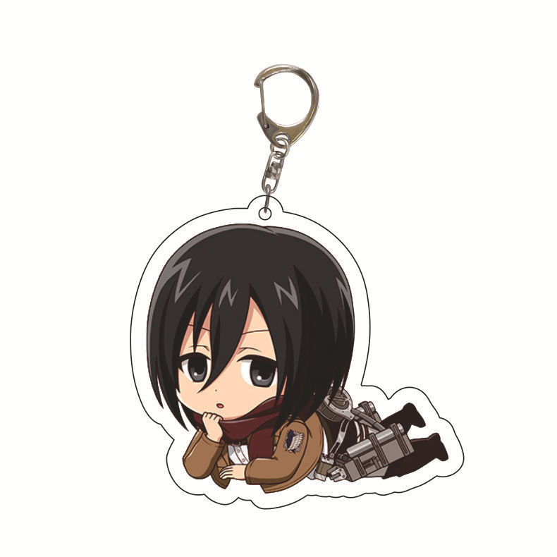 Picture of Star anime peripheral acrylic keychain pendant wholesale attack giant creative jewelry gift
