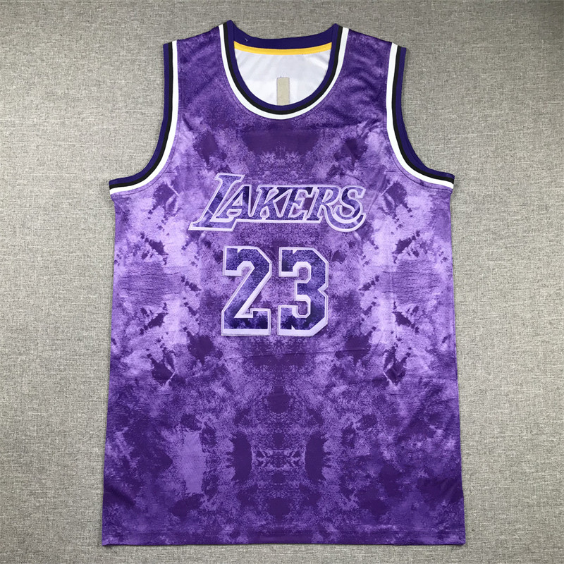 Lakers' No. 23 LeBron James JAMES Little Emperor Select Edition Embroidered Basketball Suit One Piece