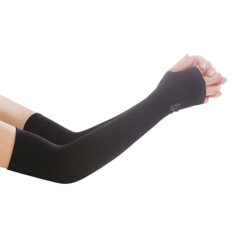 Summer sun protection ice sleeve driving riding Ice Silk oversleeve UV protection arm sleeve thin men and women wholesale printed LOGO