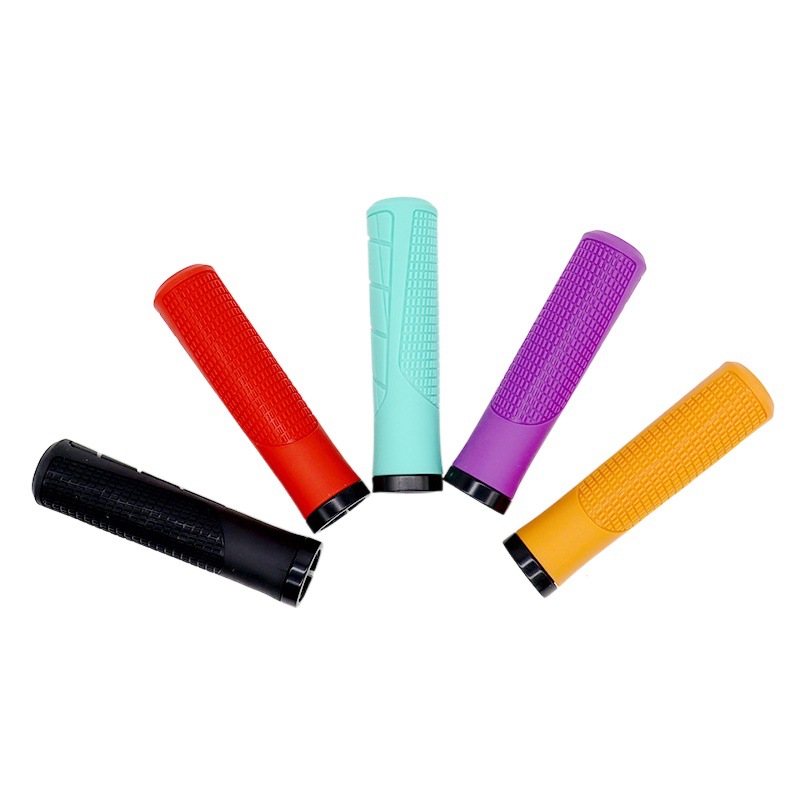 Rubber Color Bicycle Handle Set Handle Set Dead Speeder Handle Set Mountain Bike Handle Road Bike Soft Dead Fly Accessories