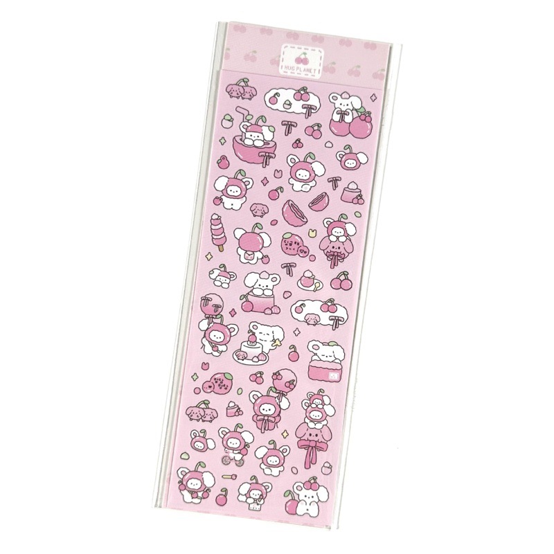 South Korea cartoon cute graffiti puppy sticker ins Korean goo card hand account diy decorative material sticker wholesale