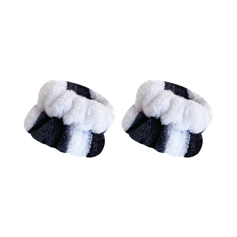 Picture of Cross-border plush face-washing wrist strap moisture-proof cuff women's waterproof wristband sports bracelet Europe and the United States solid color hair band wholesale