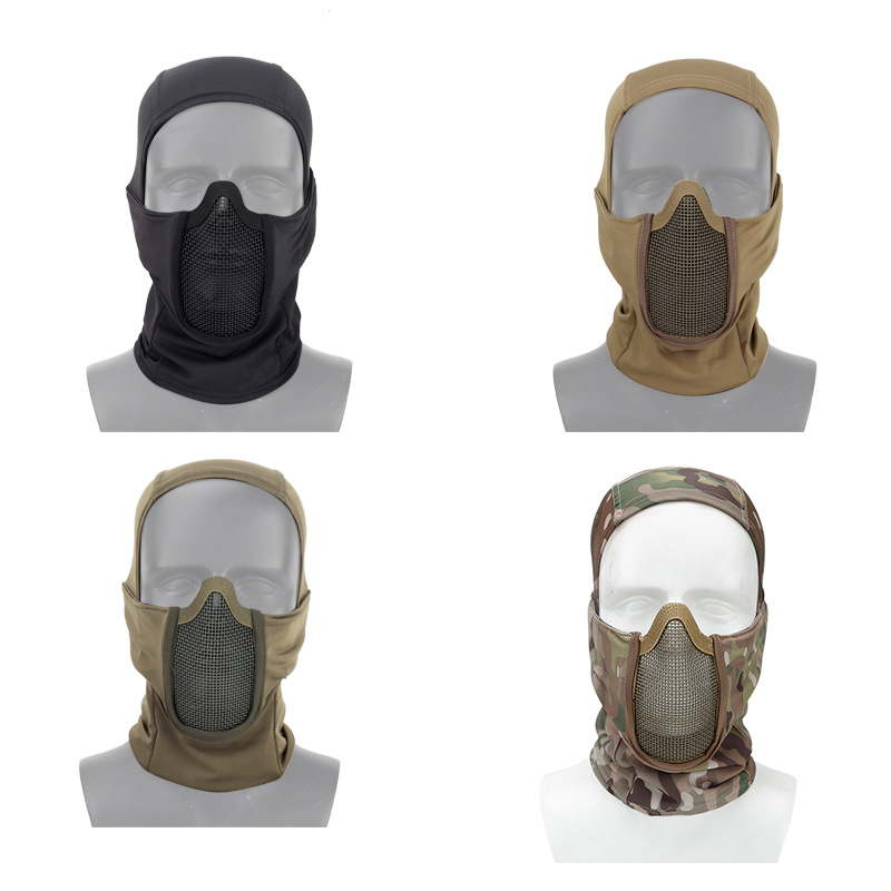 WOSPORT Stencil Polyester Solid Color Military Fan Tactical Headgear CS High Stretch Fabric Breathable, Moisture-wicking and Thin