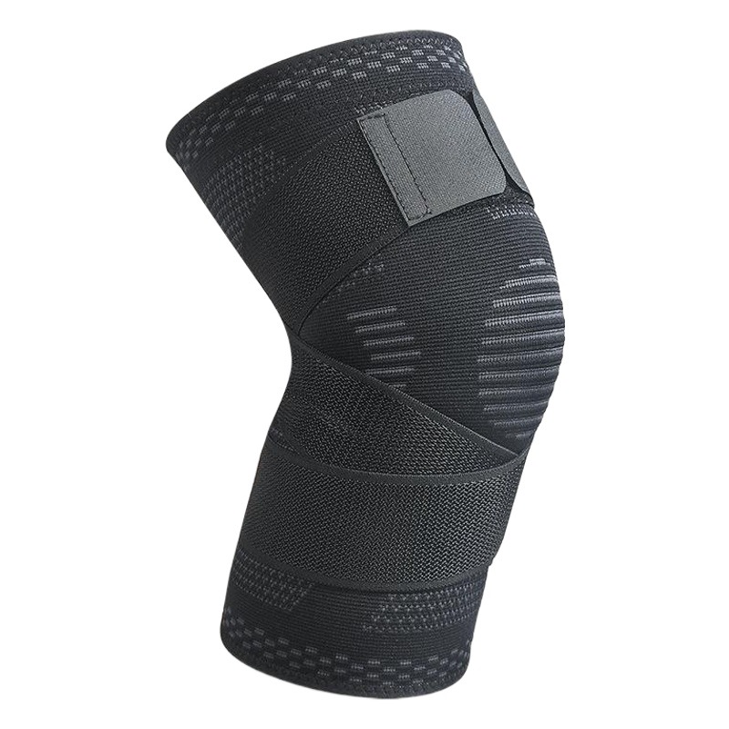 New Pressurized Detachable Knitted Sports Knee Pads Badminton Running Fitness Outdoor Mountaineering Knee Pads Cross-border Hot Sale