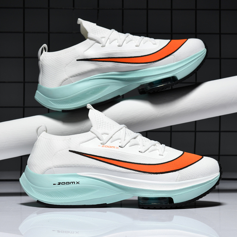 2024 Spring and Autumn plus size Outdoor Sports Running Shoes Men's Summer Mesh Breathable Lightweight Fashion Low-top Air Cushion Shoes