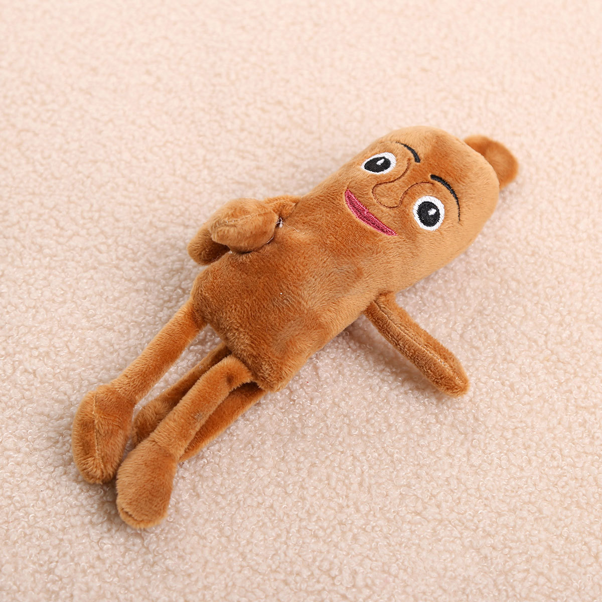 Picture of Ai Shan Hai Jing Tungtung Tungsahur Cross-Border Doll Toy Wooden Stick Plush Keychain Small Pendant