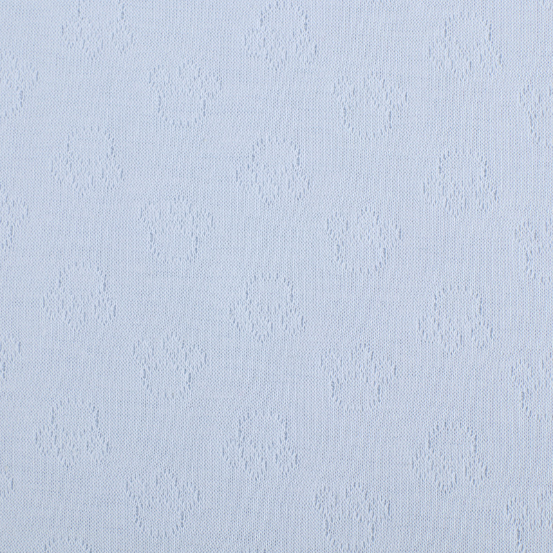 Picture of in stock Knitted Double-Layer Jacquard Unpadded Fabric Breathable Neonatal Monk Jompon Air Layer Fabric