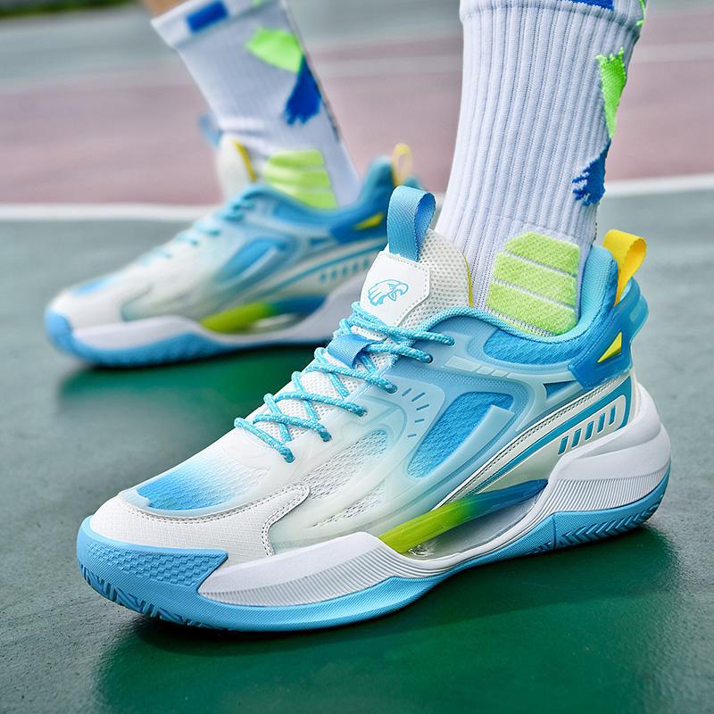 KT8 Basketball Shoes Youth Luminous Summer Breathable Ultra-light V2 Sneakers Children Students Sonic Sports Running Shoes