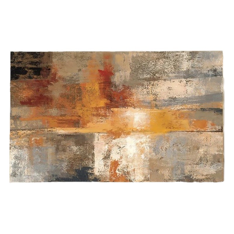 Modern Abstract Yellow Color Art Canvas Painting Mural Poster Wall Art Bedroom Living Room Modern Decorative Painting